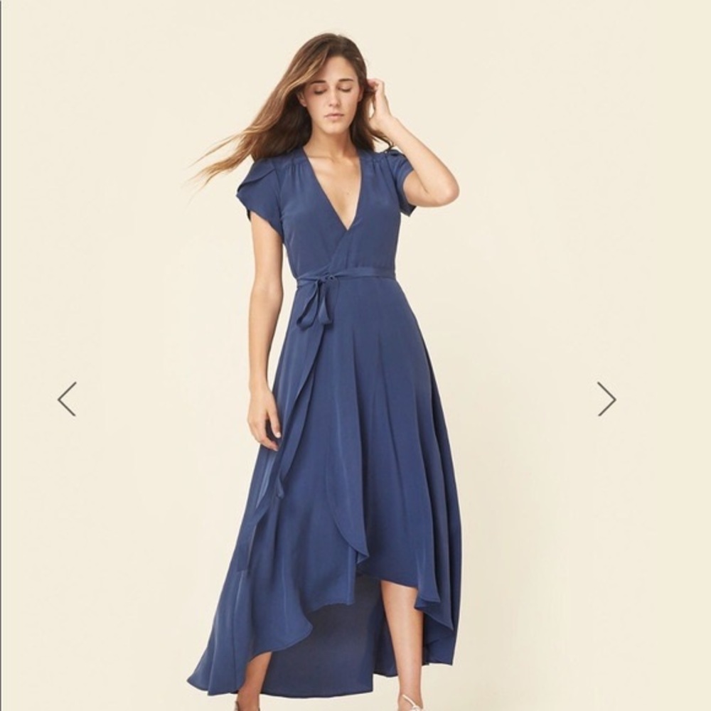 Christy Dawn Autumn Wrap Dress - Lilac Cotton
